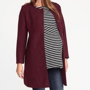OLD NAVY Maternity Wool Blend Coat, sz. S